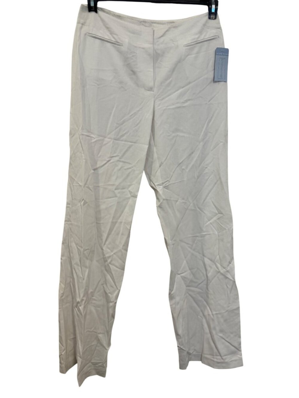 Sigrid Olsen Womens White Wide-Leg Pants Size 6 New With Tags